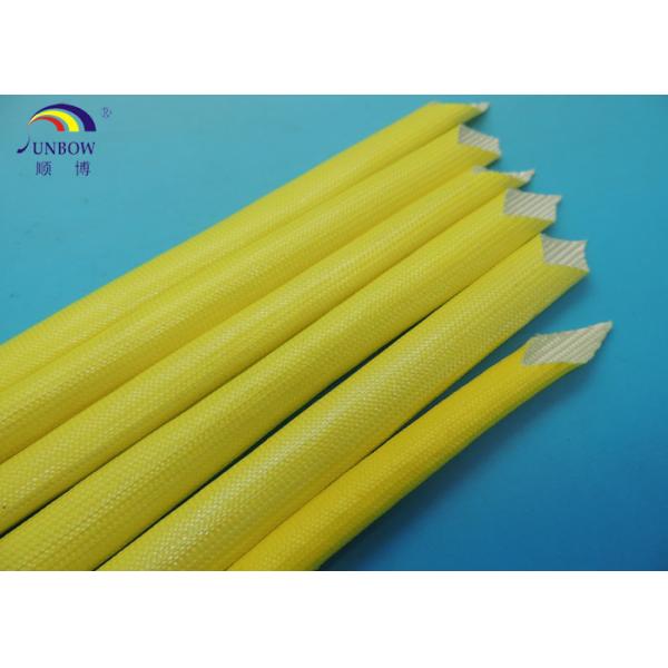 Insulation Acrylic Fiberglass Sleeving / Sleeves Wear Resistance oil proof