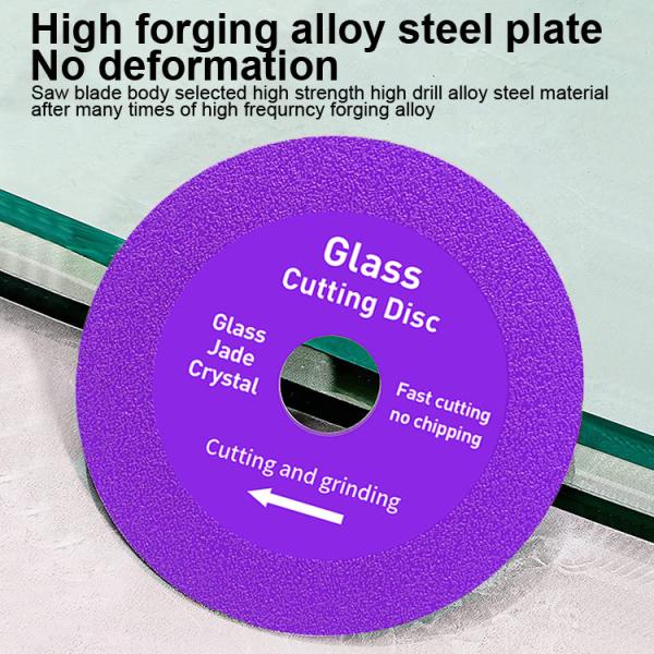 Glass Ceramic Cutting 4'' Diamond Saw Blade 100mm For Angle Grinder