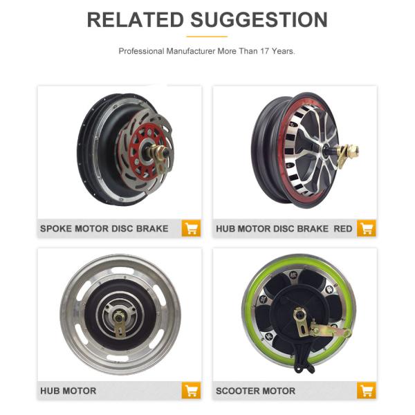 Disc/Drum Brake 1500W BLDC Type Motor for Electric Scooter 6 Years Lifetime Amthi