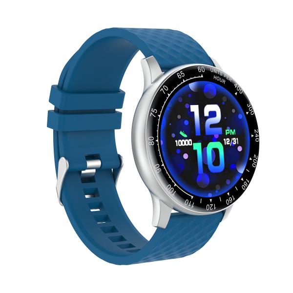 Full Touch Silica Gel Band Ip68 Sports Health Smart Watch With Multiple Sports Mode