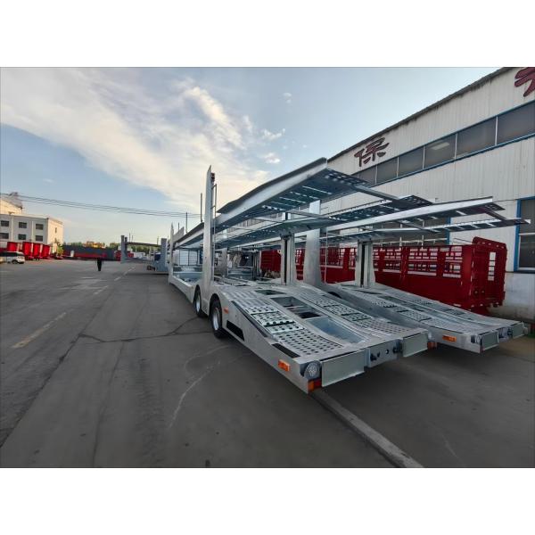 CIMC Factory Direct 2 Axle 6-8 Carro de transporte por carretera y tierra Semirremolque