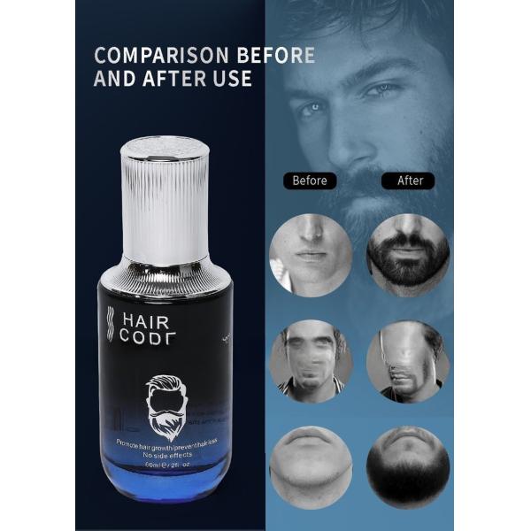 Customized Skin Booster Hair Code Beard Growth Serum Oil 100% Natural Private Label