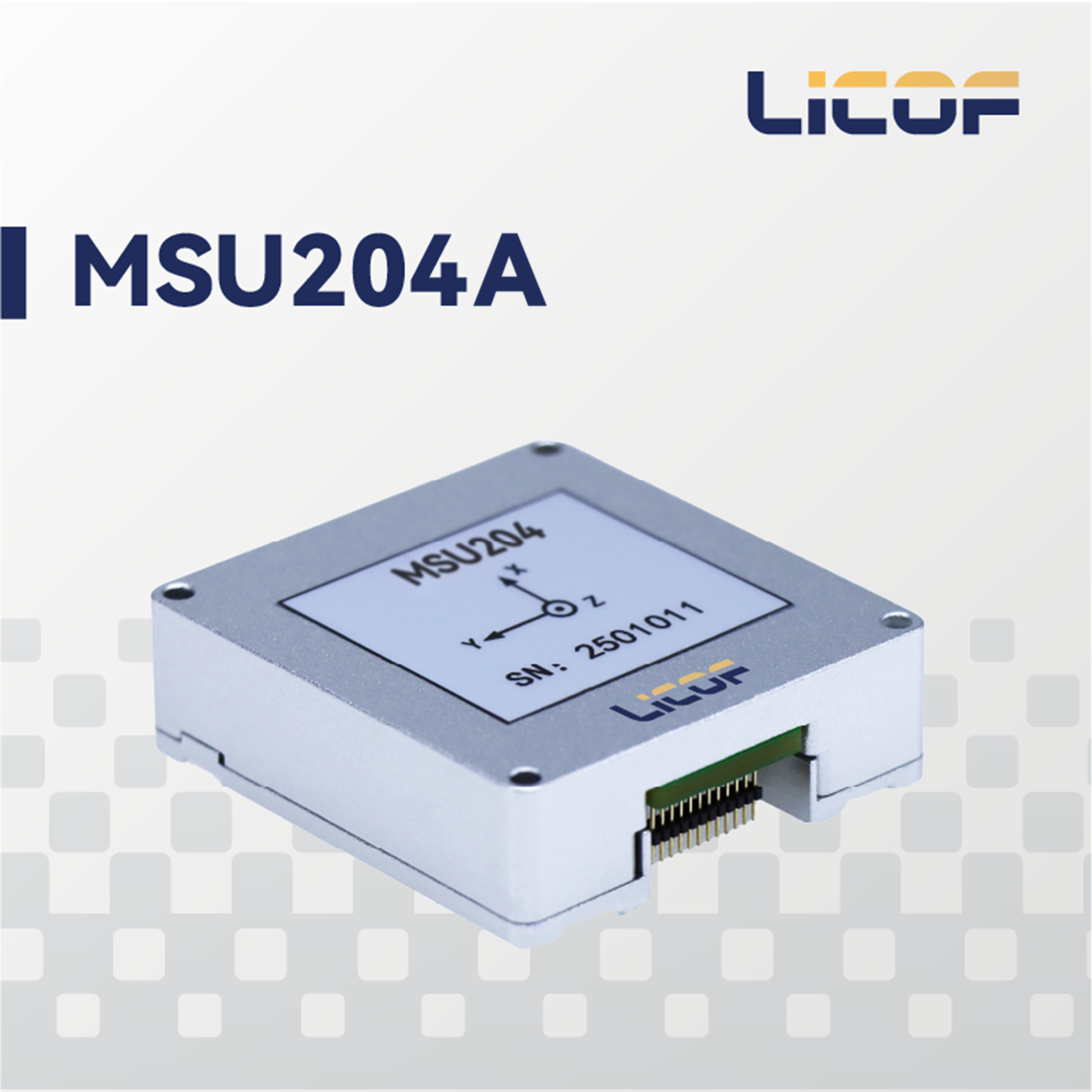 Compact Size 4.7*4.4*1.4cm High Precision 9-Axis MEMS Inertial Measurement Unit with RS422 Output Format