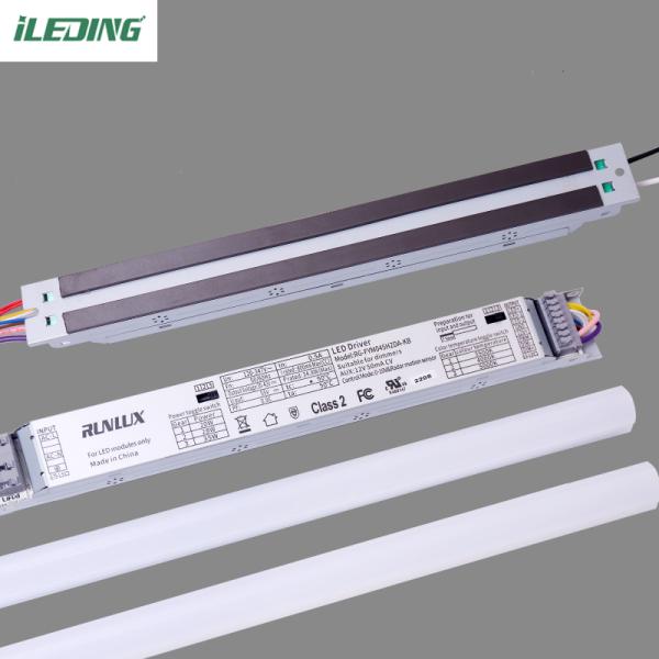 DLC 140Lm/W Magnetic LED Light Troffer Linear retrofit Kit for USA Market Adjust 5CCT