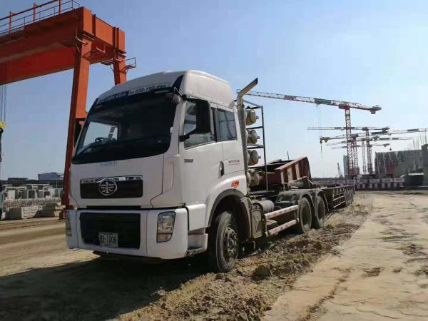 Euro 3 Heavy Duty Truck Tractor White Color Horsepower 251 - 350hp
