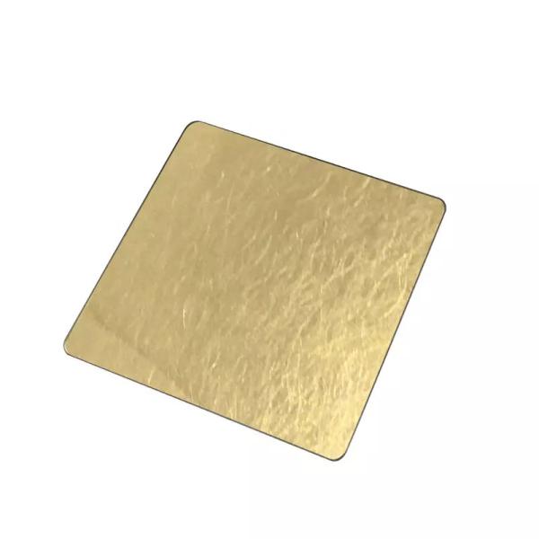 8K Rustproof Rose Gold Steel Sheet , Anti Corrosion Polished Stainless Steel Plate
