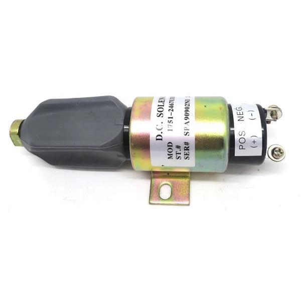 Máquina escavadora Electrical Parts de S6K, solenoide 1751-2467 da parada do motor 24v diesel