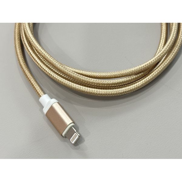 USB to Lightning Charging Cable Connector, Braided Power Wire for Mobile Phone Power & Data