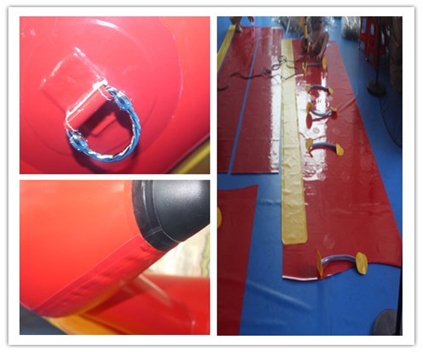 Amazing Inflatable Water Park Inflatable Flying Fish Banana Boat With Two Tubes 16 Seats