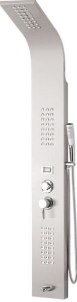 Wall Mounted Shower Column With Hand Shower , SS304 Bathroom Shower Panels