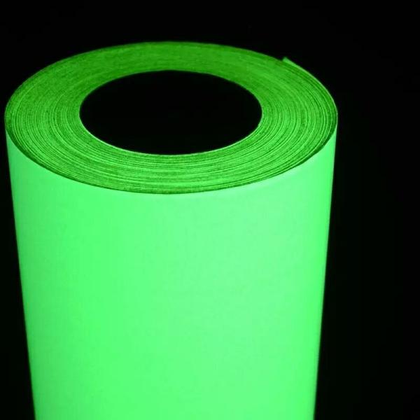 Tipo fulgor fotoluminescente imprimível solvente do PVC do vinil de Eco nas 2 - 12 horas escuras