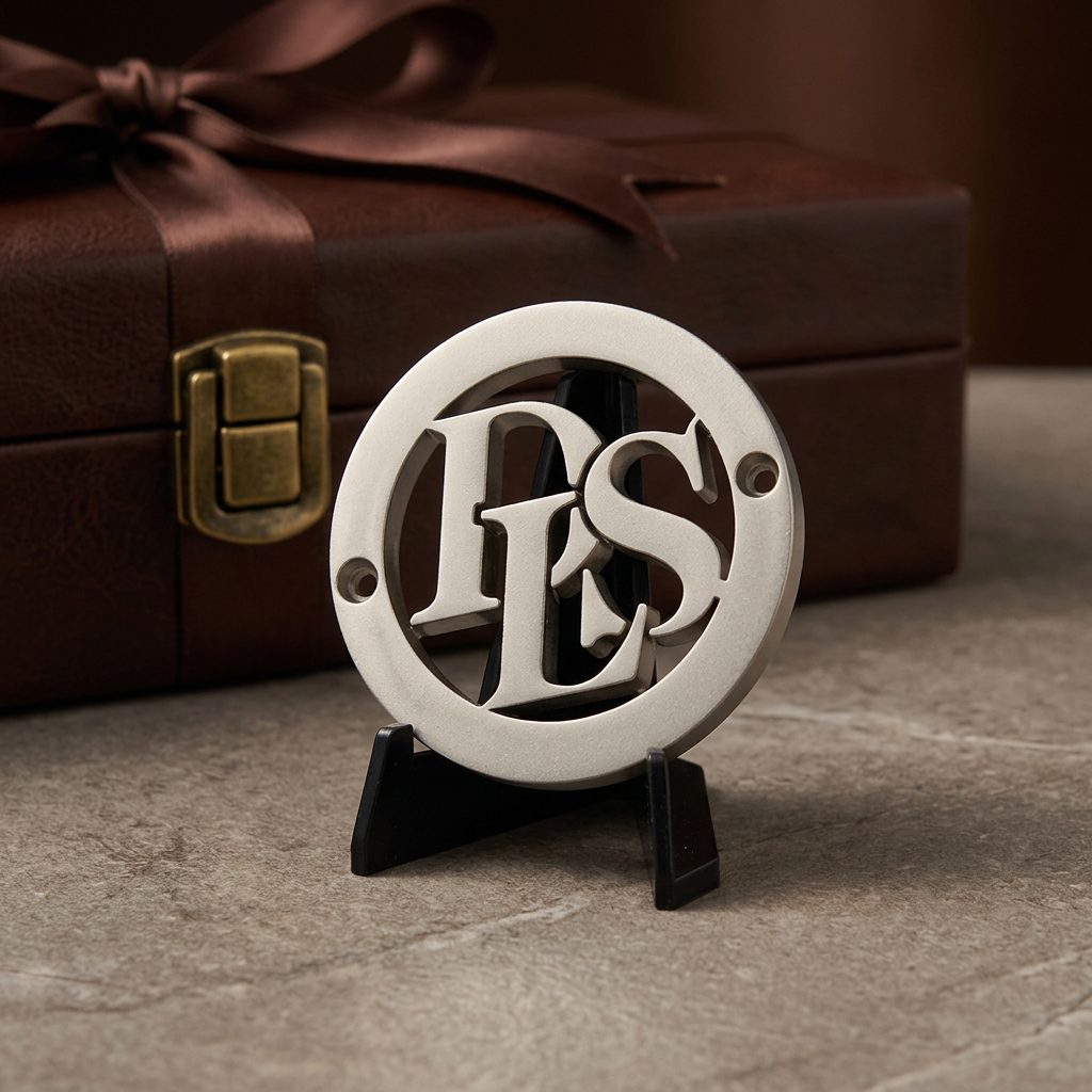 Customized Zinc Alloy Nameplate Luggage Logo With A High-end Texture