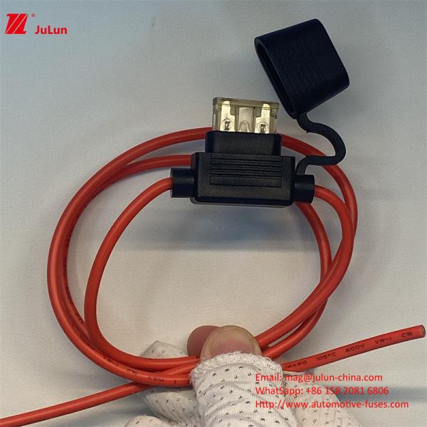 Detentor de fusível à lâmina à prova d'água 250V 300V 40A 50A Com cabo