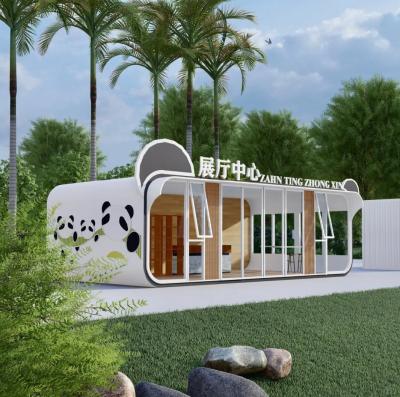 6x3x2.8m Customized Layout Prefab Capsule House 18m2 Floor Area