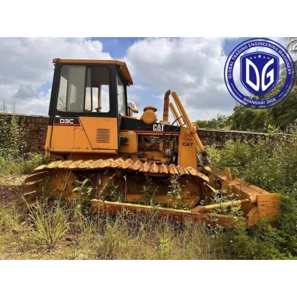 Оригинальный использованный бульдозер Caterpillar CAT D3C с эффективным расходом топлива