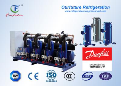 Tipo compressor do rolo da loja da carne da paralela 15 - 90 cavalos-força Danfoss hermético