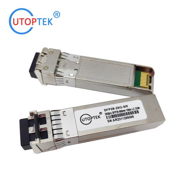 SFP28 25G SR 850nm 100m Multi mode Duplex LC Optical Transceiver Module 25g sfp module price
