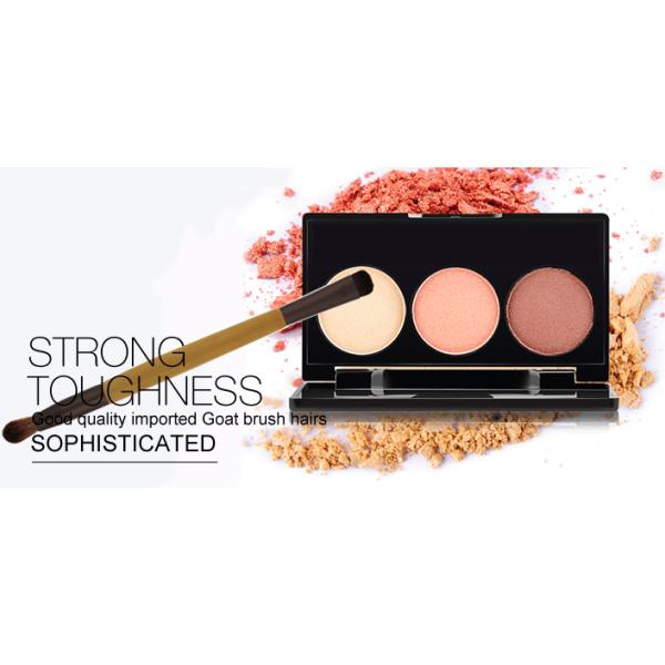 Bamboo Handle Mini Makeup Blending Brush Cosmetic Weasel Hair 163mm