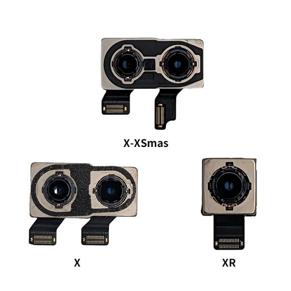 Iphone X XS XR XSMAX Back Camera Flex Replacement Parts With Bar And Rear Camera