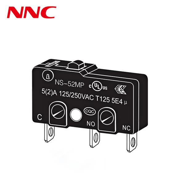 NNC Dustproof Microswitch NS 2mm gap Series with different kinds of lever High-Speed and Accurate Switch for Industrial Automation
