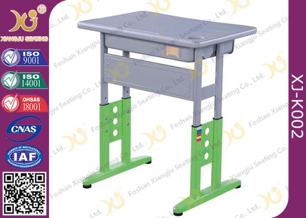 Adjustable Metal Student School Table And Chairs With Skid Resistance Legs