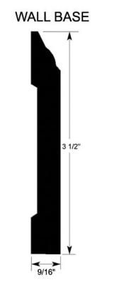 Wall Base  for installation for flooring