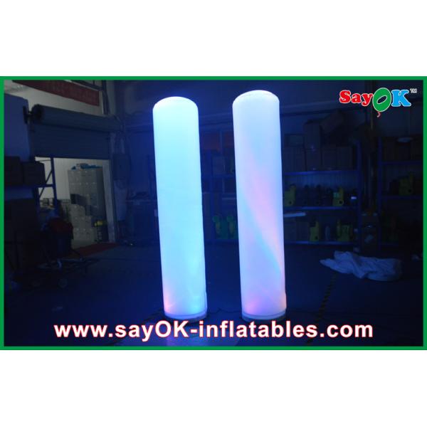 Lighting Tube Pillar Custom Inflatable Advertising Inflatable Column 2m Height