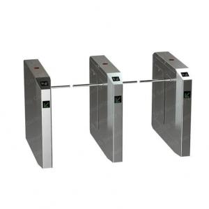 Smart Card Reader Optical Turnstiles Fingerprint Scan Drop Arm Access Control