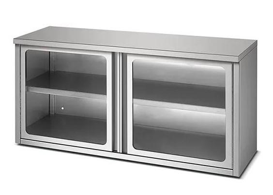 Sliding 1.5m Hanging Kitchen Cabinets With Glass Door