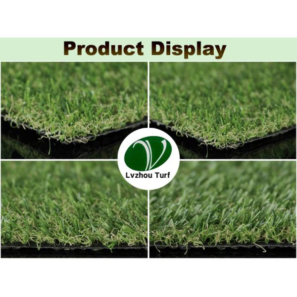 Natural Looking Green Roof Grass / Hockey Field Outdoor Synthetic Grass
