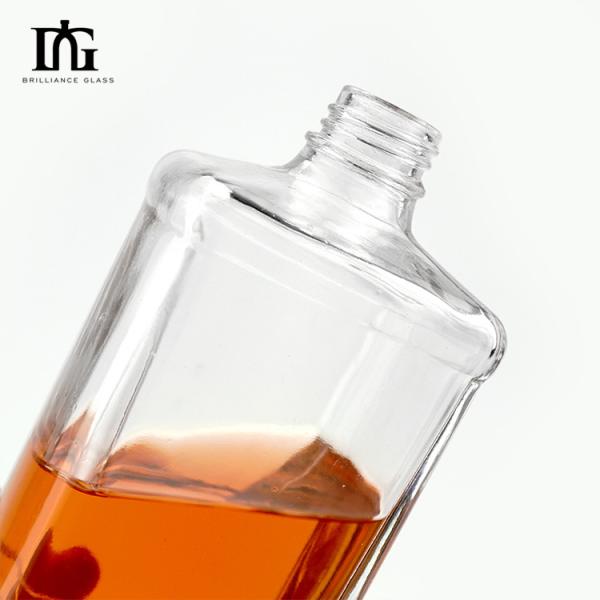 500ml Mountain Shape Glass Spray Color Liquor Vodka Gin Whisky Tequila Rum Spirit Bottle
