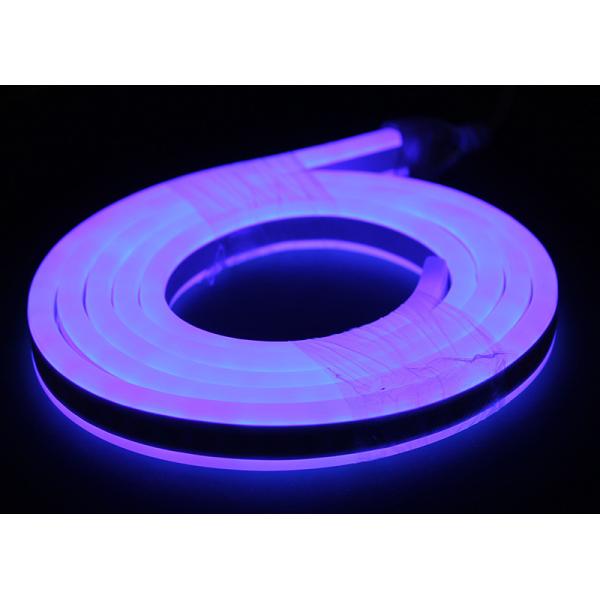 Waterproof Flexible Led Neon Light , Double Lighting Led Neon Rope Light Flex Tube
