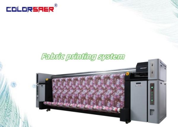 Digital Fabric Printing Machine 3.2m Sublimation Printer With 8 Heads For Cotton Polyester Fabric