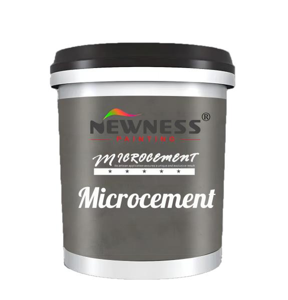 20KG/BUCKET Regulamento francês sobre os VOC Uma pintura de parede de micro-cemento para decoração de interiores