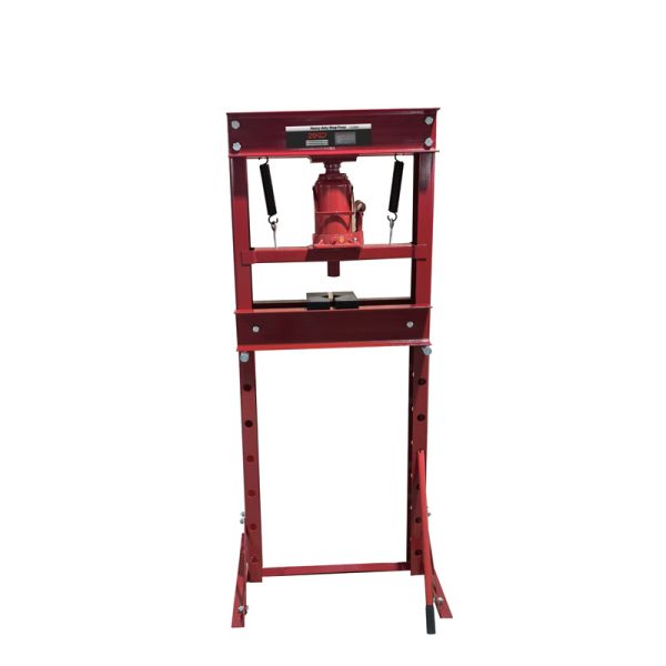 20-Ton Hydraulic Shop Press  Hardware Shaping, 140mm Stroke, Guide Rail Capacity