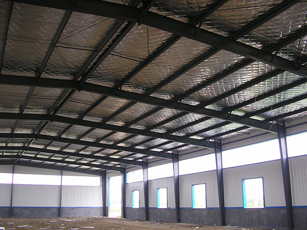Wide Span Steel Structure Warehouse Painted Galvanized Surface Wide Span Steel Buildings