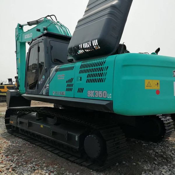 Japan Original Kobelco SK350LC Crawler Excavator 35Ton Heavy Duty Hydraulic Digger Low Working Hours for Mining Construction