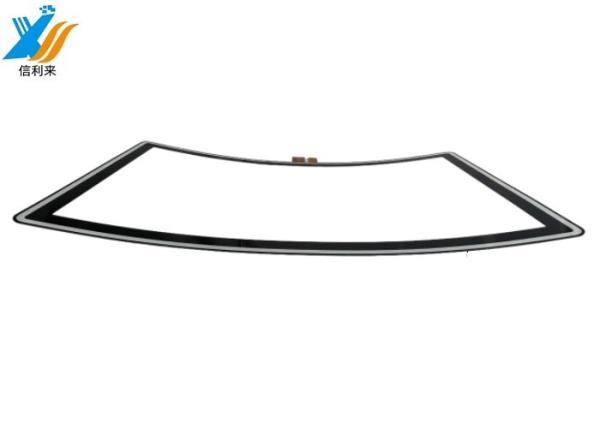 Écran tactile incurvé de 32 pouces Multi-touch projeté capacitif (PCAP) panneau d'écran tactile imperméable à l'eau imperméable à l'huile Anti-UV AR AG AF affichage LCD moniteur LED Personnaliser l'affichage commercial Jeu de machines de divertissement