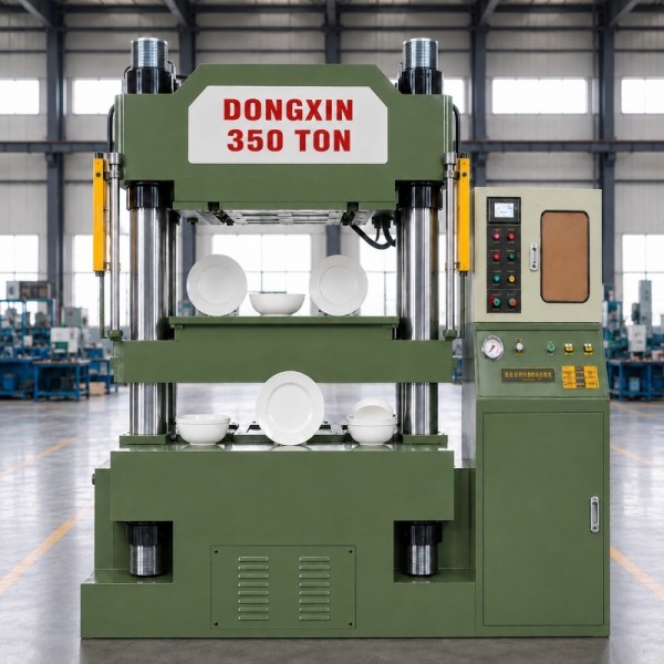 Melamine Crockery Machine Designed For Melamine Tableware Production Featuring Automatic Hydraulic Press And PLC Controlled Operations