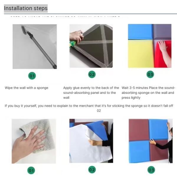 Density Sound Insulation Cotton Foam Panel for Noise Reduction and Acoustic Insulation