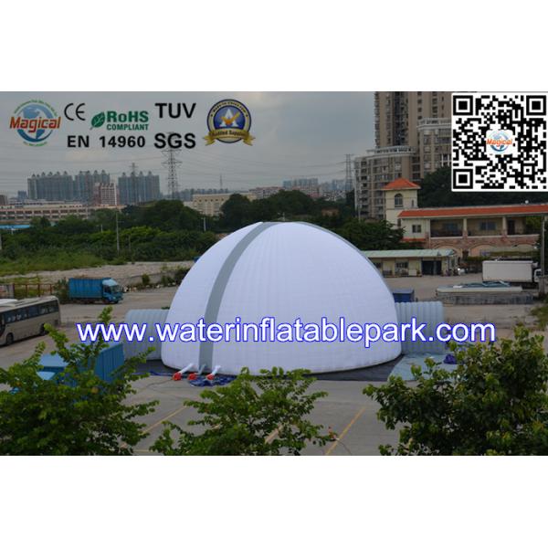 Large White Inflatable Tent Events With Two Doors , Inflatable Dome Tent For Party