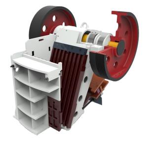 Mini et haute pression de l'extrusion de la mâchoire de la pierre concasseur 55KW avec une sortie élevée