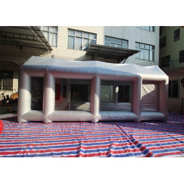 7m Long Inflatable Spray Booth With Blower Fire - Retardant EN14960 SGS CE