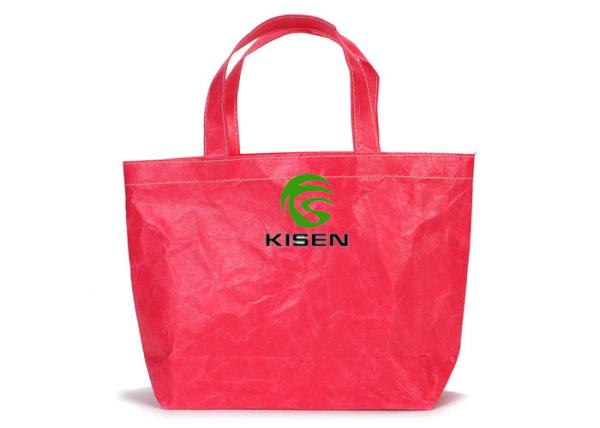 Multi Color Women Tote Shopper Bag , Handled Tyvek Reusable Shopping Bags