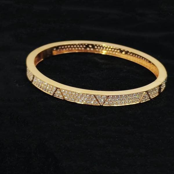 Customized 18K Gold Diamond Cluster Bracelet IGI GIA Lab Grown Diamond for Engagement or Wedding Banquet Fine Jewelry
