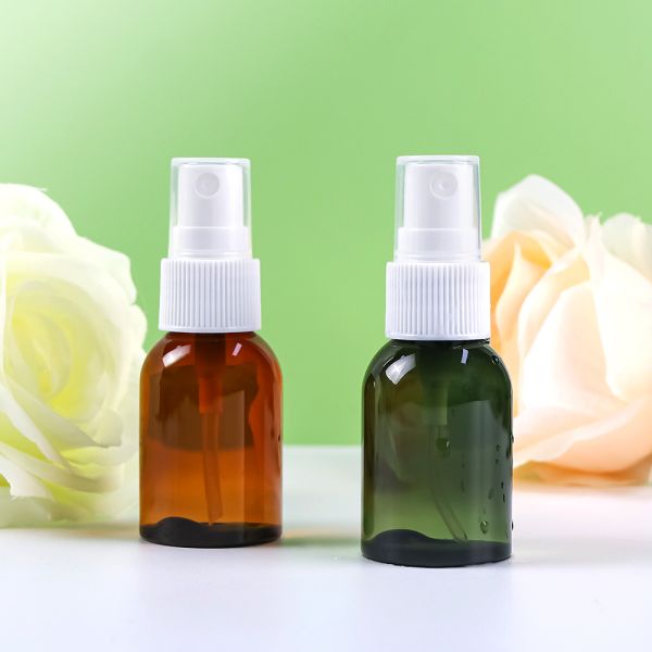 Chemical Resistant PET Plastic Spray Bottle with Refillable Fine Mist Sprayer and Customizable Colors
