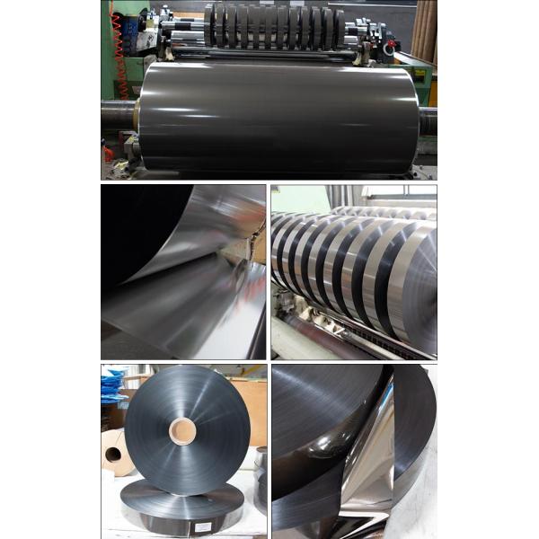 Чёрный клей Алюминиевый полиэстер Ламинирующий канал ПЭТ+HDPE+VMPET пленка