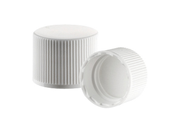 JL-CP104 18 20 24 410 Ribbed Smooth coloured plastic screw caps for PET Bottle