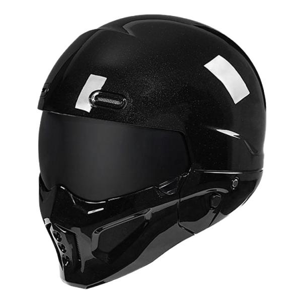 Vintage Full Face DOT Approved Motorcycle Helmet and Respirator with Customized Logo