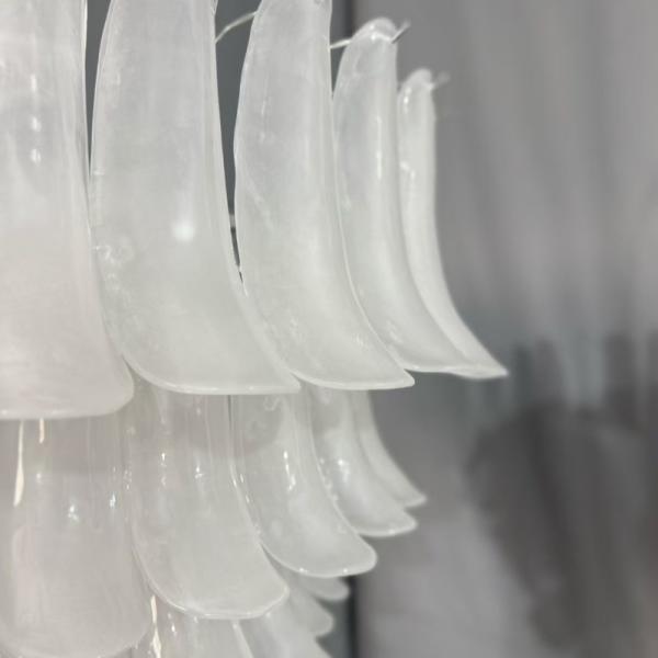 JYLIGHTING French Glass Chandelier American Retro Staircase Pendant Light Luxury Chandelier Living Room Dining Room Bedroom Lamp
